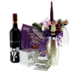 Purple gift basket 2