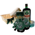 4 leaf clover gift basket 1