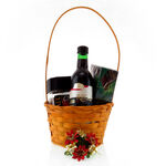 Christmas Gift Basket with Wine, Coffee and Chocolate Mint 2