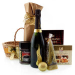 Gold Christmas Basket 1