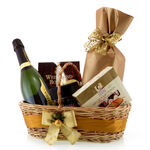 Gold Christmas Basket 3