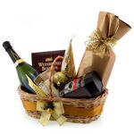 Gold Christmas Basket 4