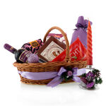 Christmas Basket with Religious Icon 3