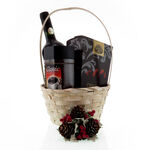 Christmas Gift Basket with Wine, Coffee and Chocolate Truffe 2