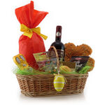 Easter Basket with Wine 2