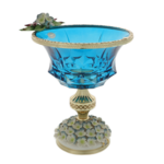 Cupa albastra Murano Luxurious Hydrangea 30cm 2