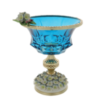 Blue cup Murano Luxurious Hydrangea 30cm 3