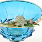 Kék kupa Murano Luxus Hortenzia 30cm 5