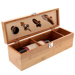 Bamboo box with Wine 4