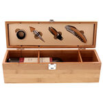 Bamboo box with Wine 5