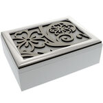 Sweet Flowers silver jewelry box 1