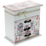 Jewelry Box with 3 Drawers Bike 1