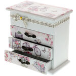 Jewelry Box with 3 Drawers Bike 3