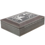 Grey jewelry box with butterfly 4