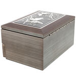 Grey jewelry box with butterfly 4