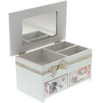 Wooden Jewelry Box Roses 2