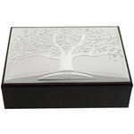 Tree of life silver wedding jewelry box 2