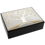 Gold wedding jewelry box 1