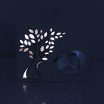 Illuminated box Virgin Mary Tree of Life 16cm 6