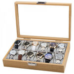Box for 12 Watches wooden Colection 2