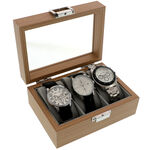 3 Watch Holder Box Wooden Collection 3