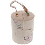 Cutie rotunda bijuterii cu maner Pink Pearl 3