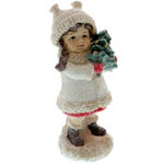 Christmas Decoration Girl with Tree