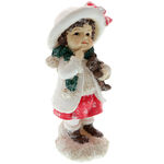 Christmas Decoration Girl with Teddybear