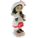 Christmas Decoration Girl with Teddybear 1