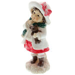 Christmas Decoration Girl with Teddybear 2