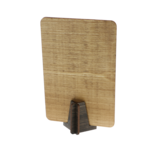 Funny Christmas card All Inclusive wood with stand 4
