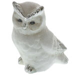 White owl figurine 11 cm