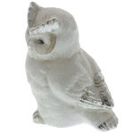 White owl figurine 11 cm 2