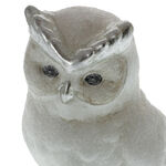 White owl figurine 11 cm 4