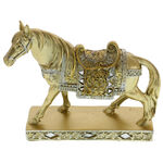 Medium-sized golden horse figurine