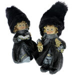 Christmas child figurine with black hat 5