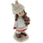 Christmas Decoration Girl with Teddybear 1