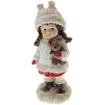 Christmas Decoration Girl with Teddybear 2