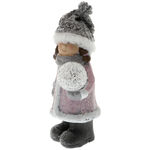 Christmas Decoration Girl with Snowball 1