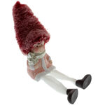 Child figurine with fluffy pink fur hat 2