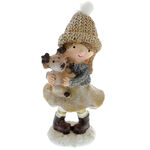 Figurine Girl with Reindeer