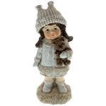 Winter figurine girl or boy 10 cm 5