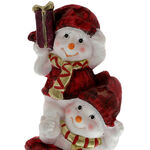 Illuminated figurine with 3 snowmen 4