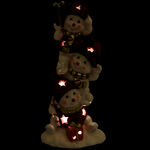 Illuminated figurine with 3 snowmen 6