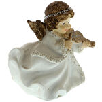 Angel figurine with musical instrument 9 cm 3