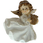 Angel figurine with musical instrument 9 cm 8