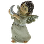 Gray angel figurine 11 cm 5