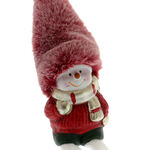 Ceramic snowman figurine 6