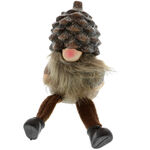 Brown Leprechaun Figurine Textile Legs 3