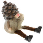 Brown Leprechaun Figurine Textile Legs 4